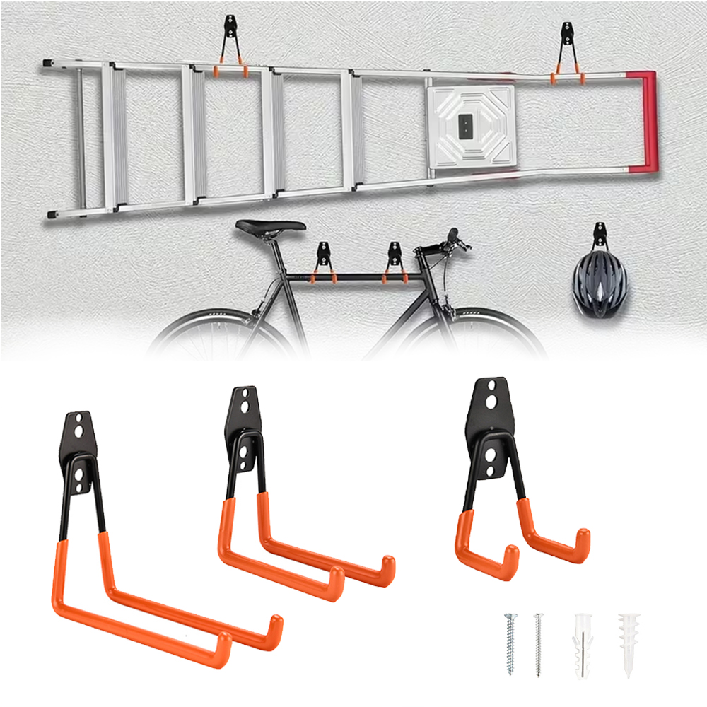 Gardening Tools Organizer - Heavy Duty Wall Mount Metal Hook