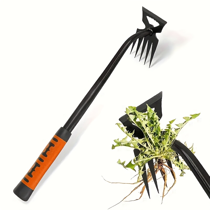 Gardening Tools To Remove Grass - 2 in 1 Garden Weeding Rake