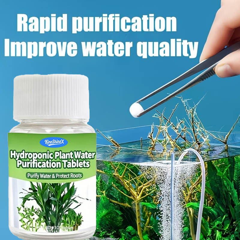 Aquaponics Fish Tank - Hydroponic Water Purification Tablets-Instant Water Suitable