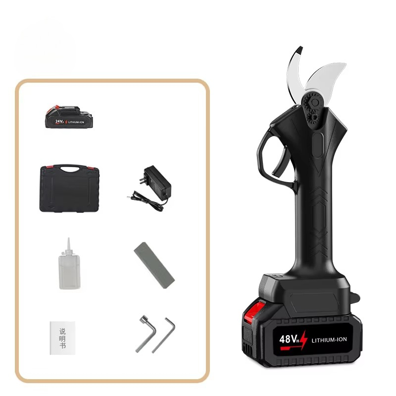 Pruning Shears - Portable Outdoor Cordless Electric Scissors Battery-Powered