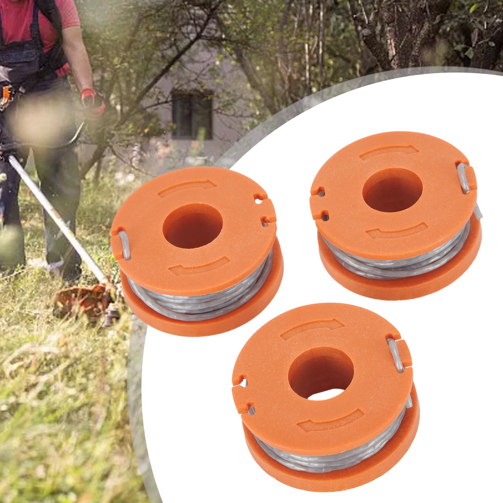 Gardening Tools Argos - 3Pcs 2.5m String Trimmer Line Replacement