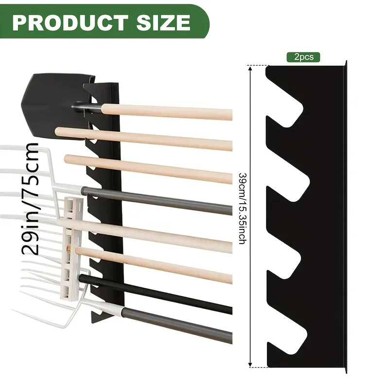 Gardening Tools Organizer - Heavy Duty Metal Garden Tool Holder