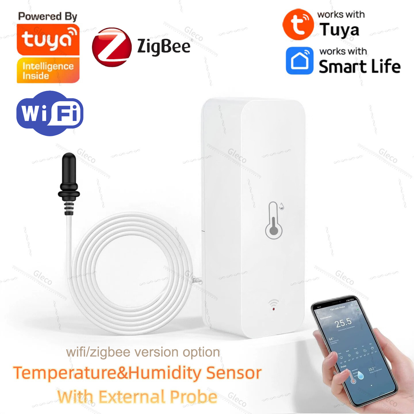 Aquaponics Fish Tank - Tuya Wifi Zigbee Temperature and Humidity