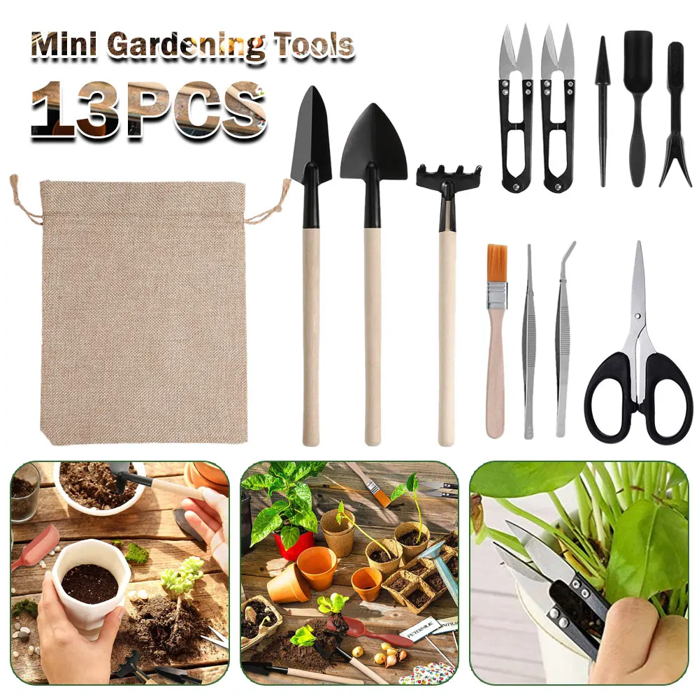 Gardening Tools Sale - 13PCS Succulent Plants Tool Set for