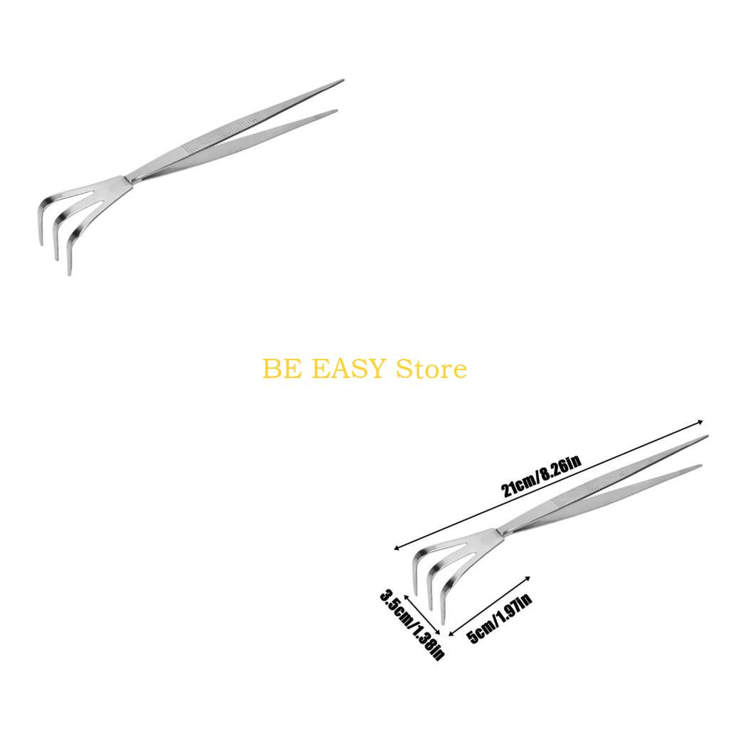 Gardening Tools For Weeds - E28F Garden Bonsai Tweezers Dual Head