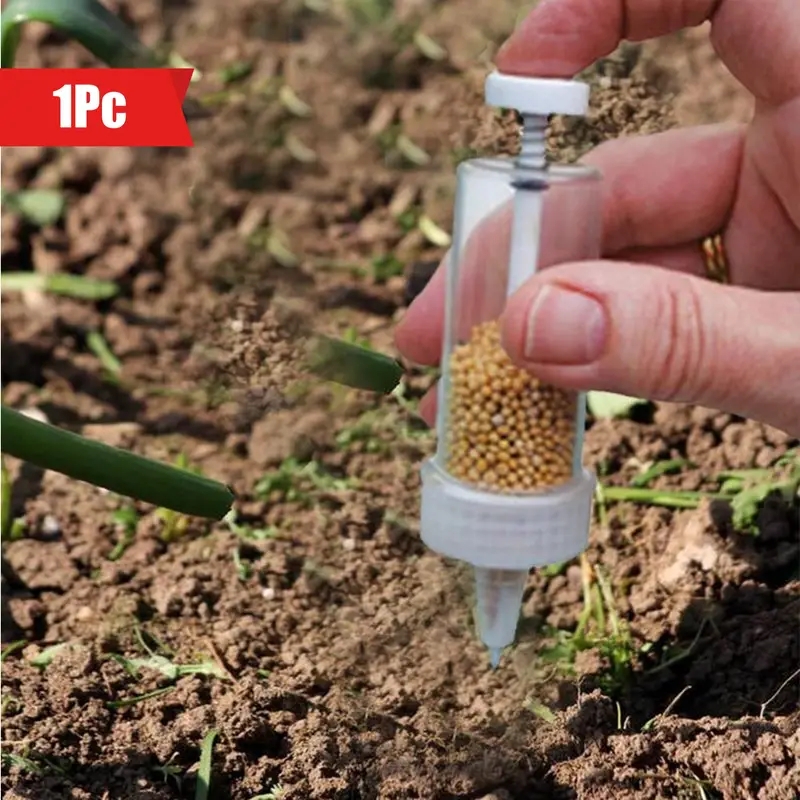 Essential Gardening Tools - 1pc Handheld Seed Dispenser, Mini Manual