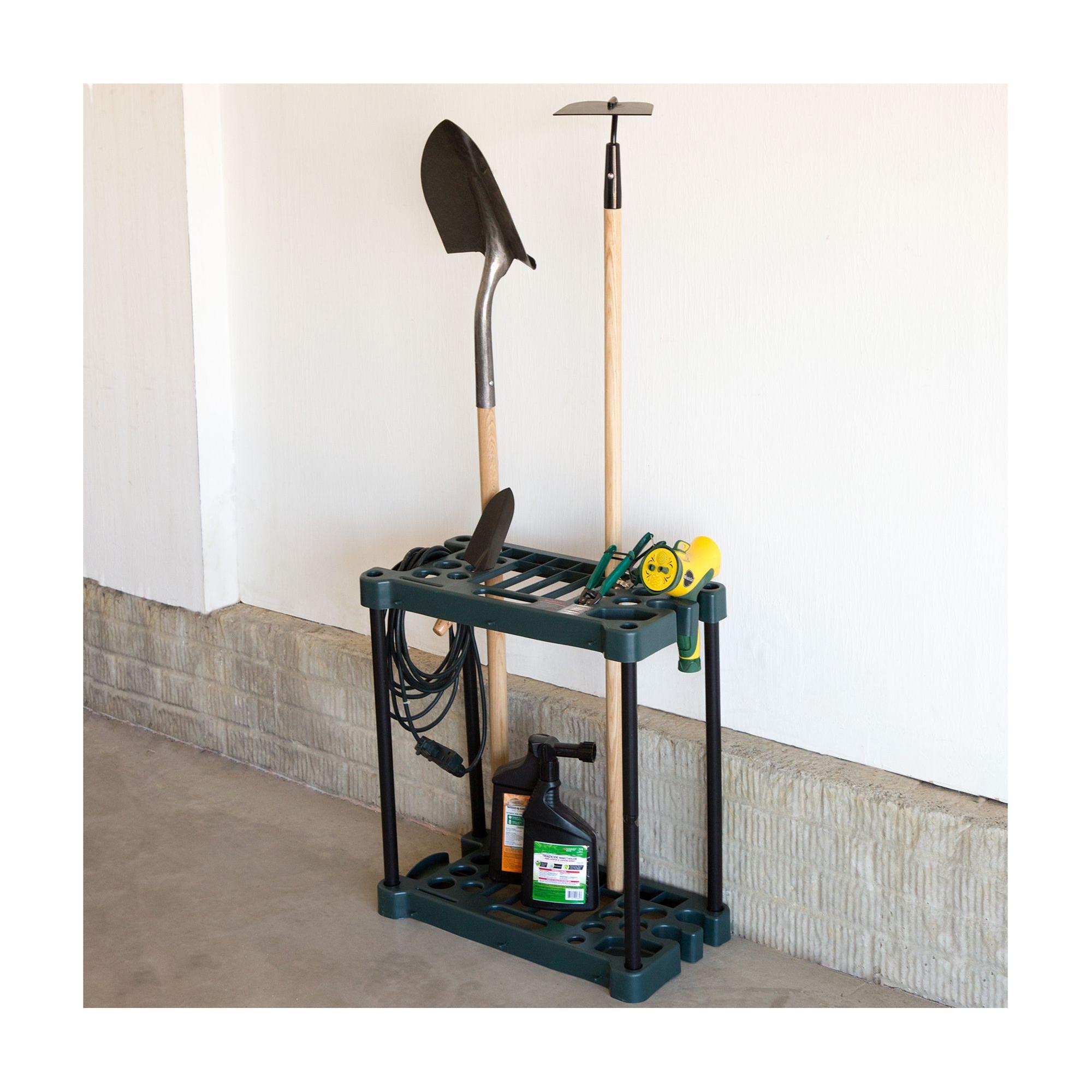 Gardening Tools Organizer - 23 Inch Heavy Duty Utility Rack