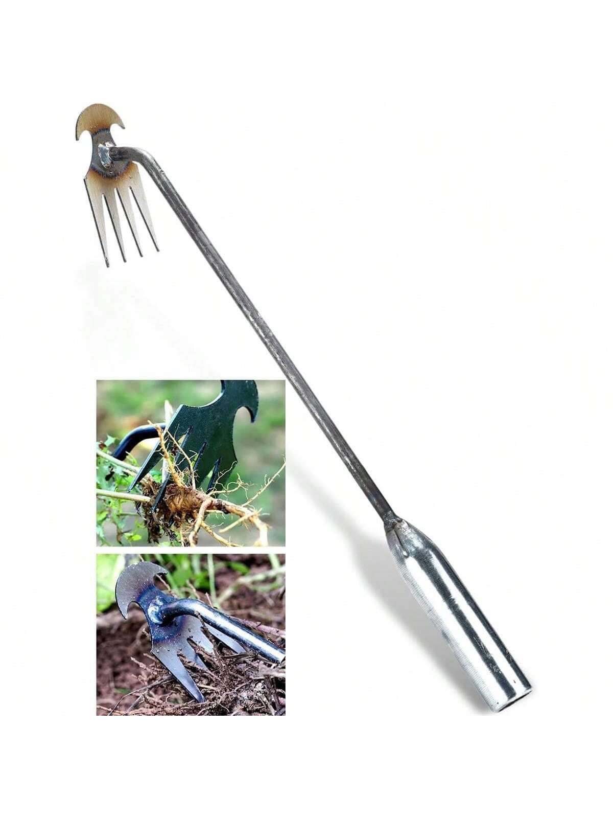 Gardening Tools For Weeds - 4 Teeths - Multifunctional Hand Weeder