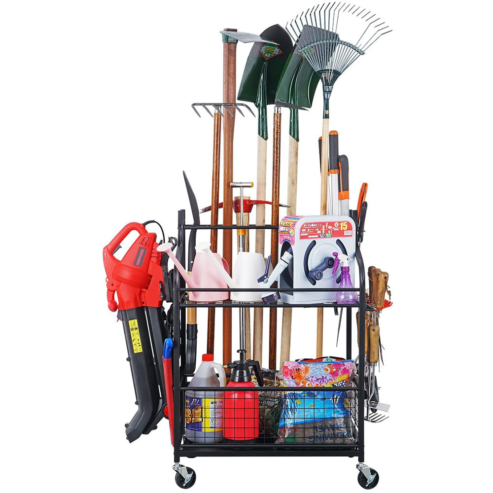 Gardening Tools Organizer - Garden Tool Organizer Yard Tool Organization