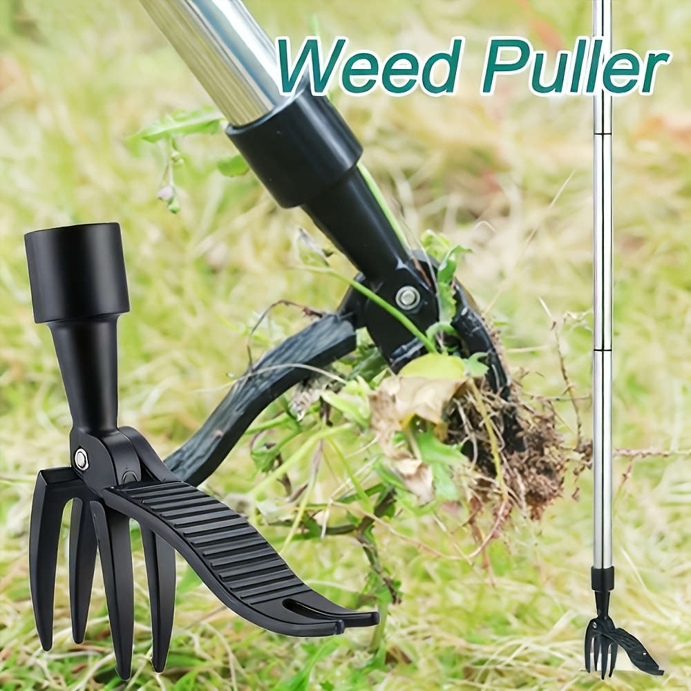 Gardening Tools For Weeds - 1pc Heavy-Duty Metal Vertical Weed Remover,