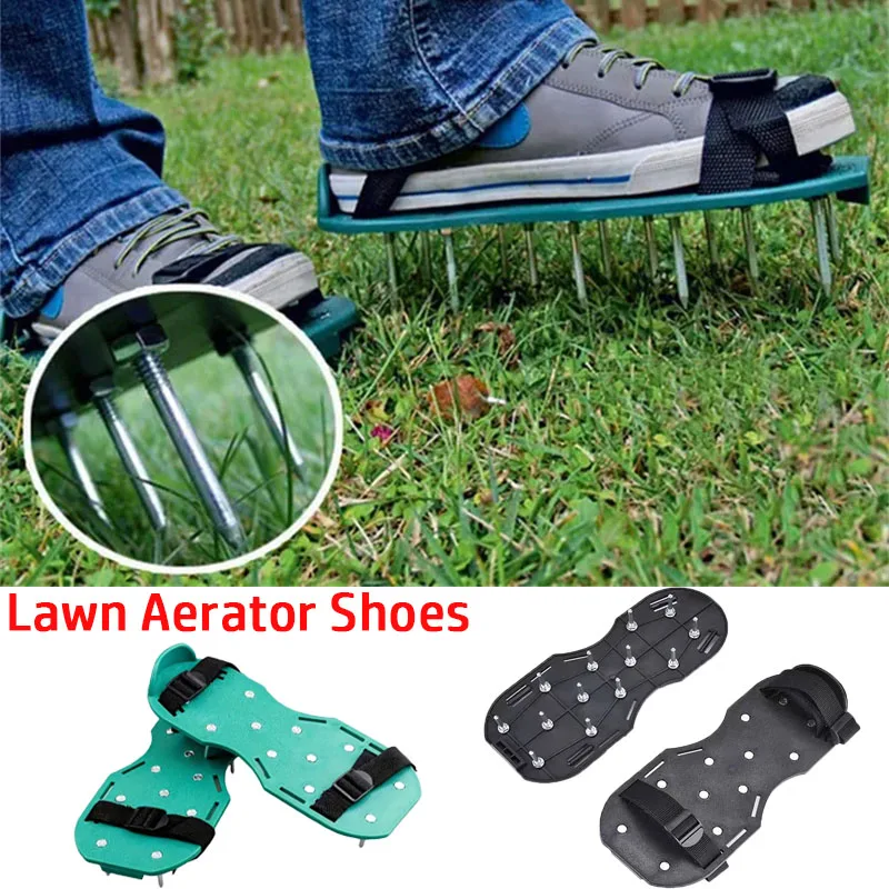 Garden Aerator Shoes Spike Wal - Gardening Tools For Weeds recension och pris