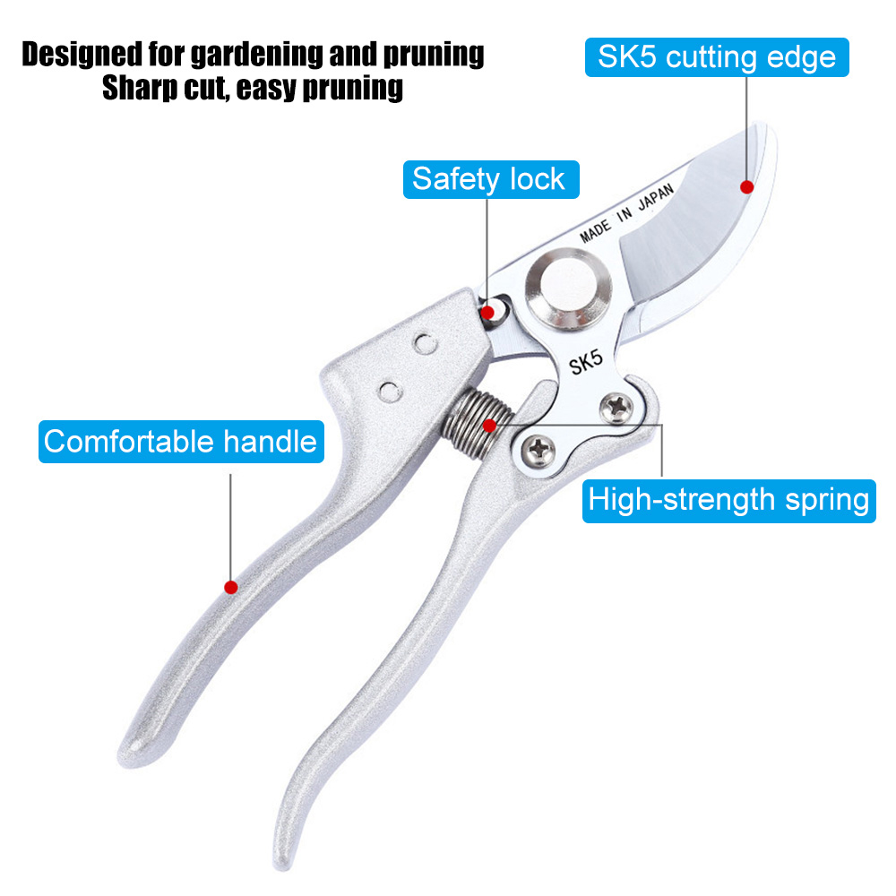 SK5 High Carbon Steel Garden P - Gardening Tools To Cut Branches recension och pris