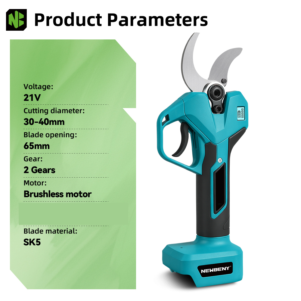 NEWBENY 65MM Cordless Electric - Pruning Shears recension och pris