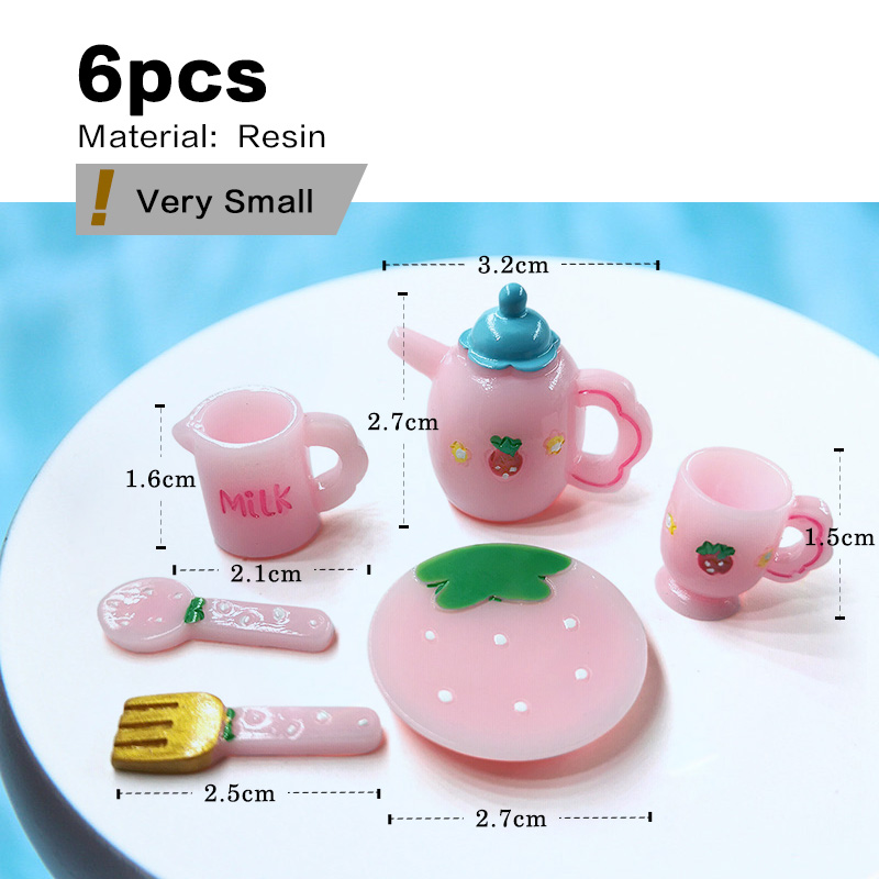 Pink Tea Set Miniature Figurin - Essential Gardening Tools recension och pris