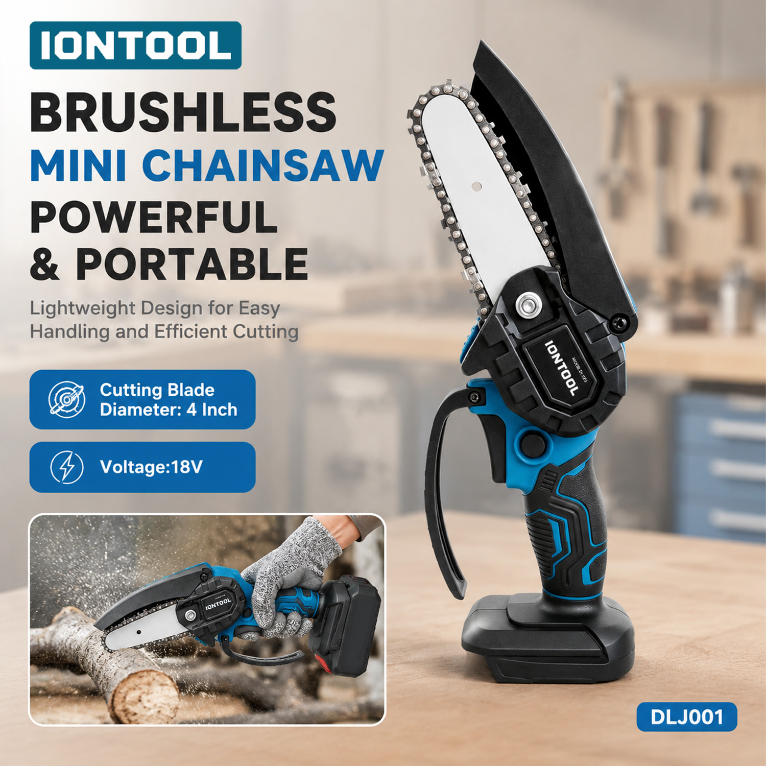 IONTOOL Portable Cordless Mini - Gardening Tools To Cut Branches recension och pris