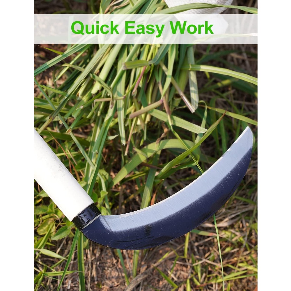 Carbon Steel Grass Sickle 15 I - Gardening Hand Tools Japanese recension och pris