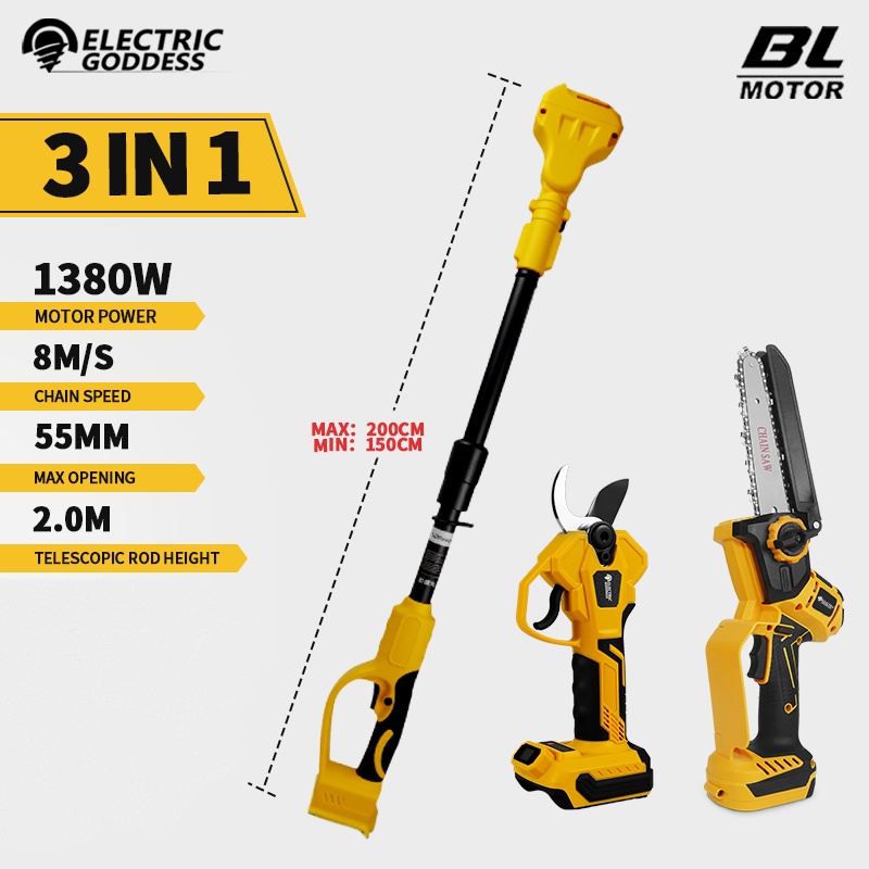 Brushless 6 Inch Electric Chai - Essential Gardening Tools recension och pris