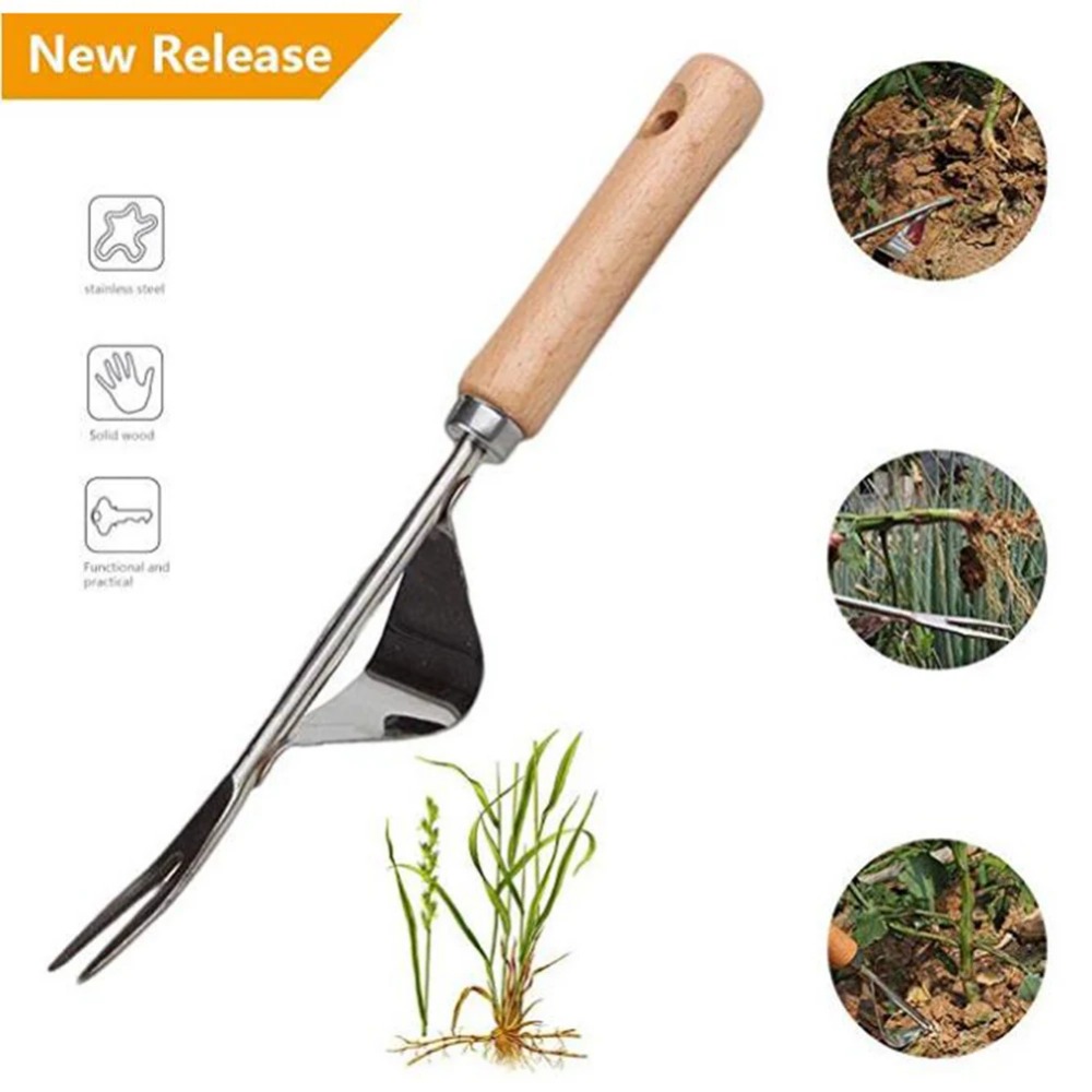 1pcs Wood Handle Stainless Ste - Gardening Tools Sale recension och pris