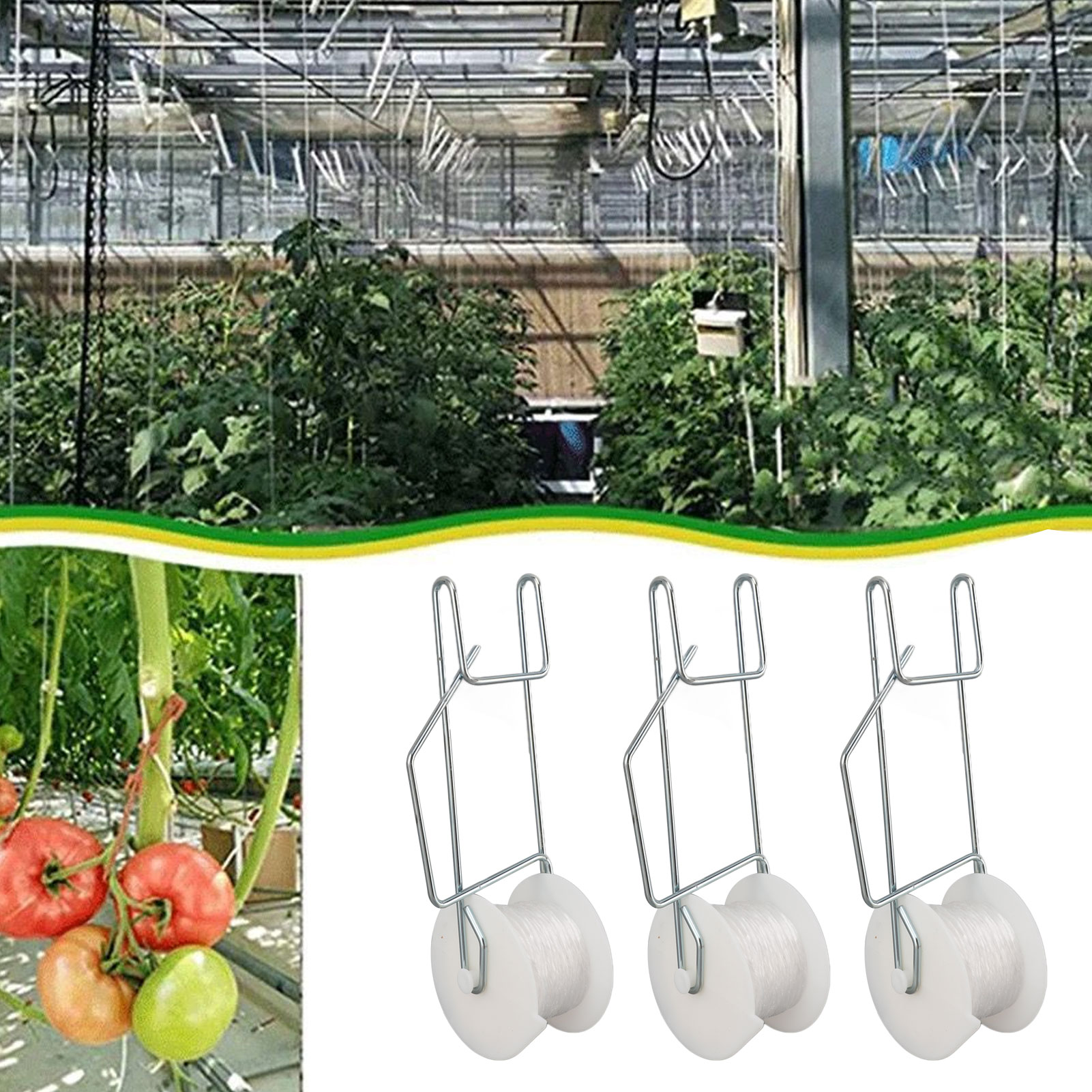 6-50pcs Tomato Support Hooks T - Essential Gardening Tools recension och pris