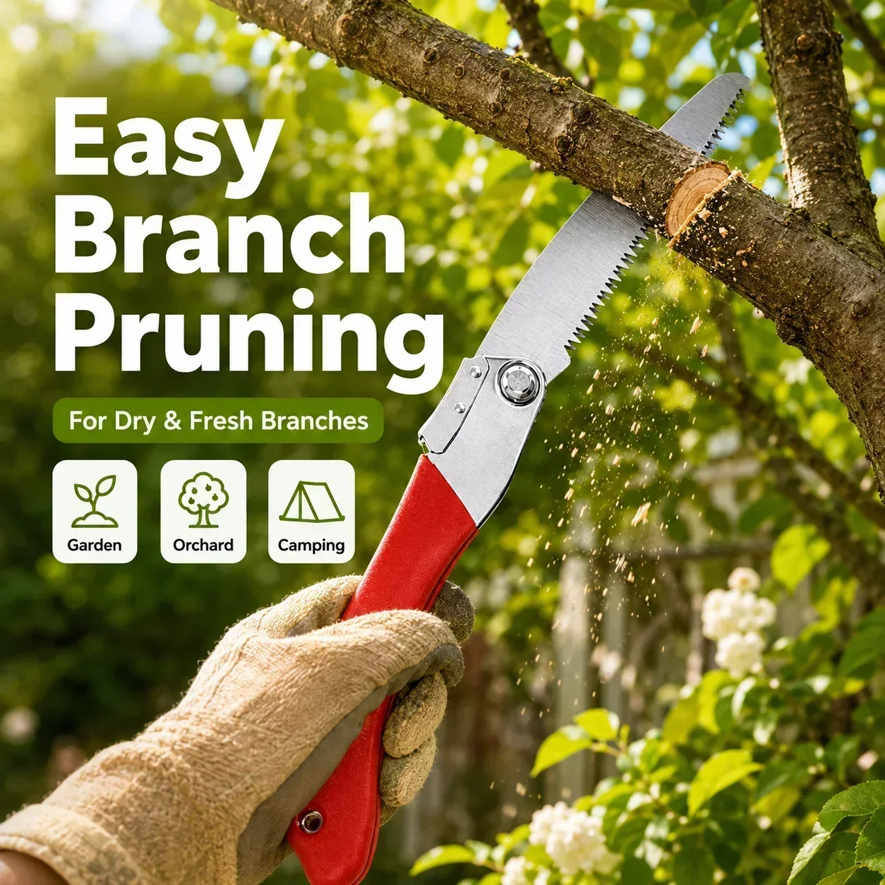 Folding Pruning Saw 210mm SK5  - Gardening Tools To Cut Branches recension och pris